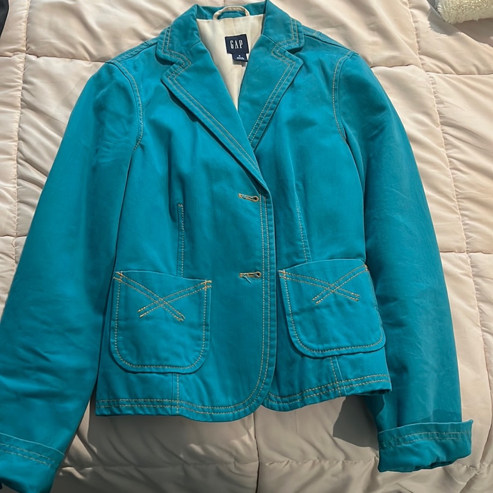 Teal blazer